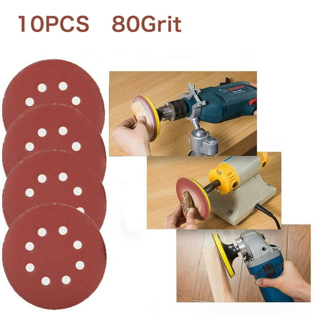 120 Grit Sanding 9" Discs 10 Holes For Drywall Sander Hook & Loop Back 10 Pack 120 Grit Sanding 9" Discs 10 Holes For Drywall Sander Hook & Loop Back 10 Pack